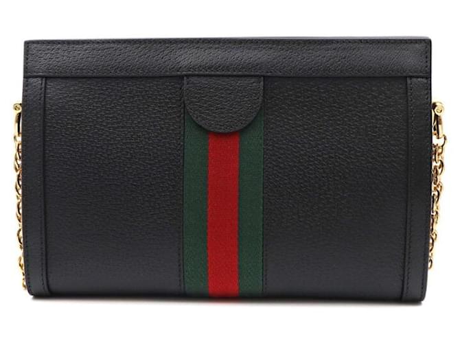 Gucci Borsa a Spalla Odyphia Nera Nero - vista 5