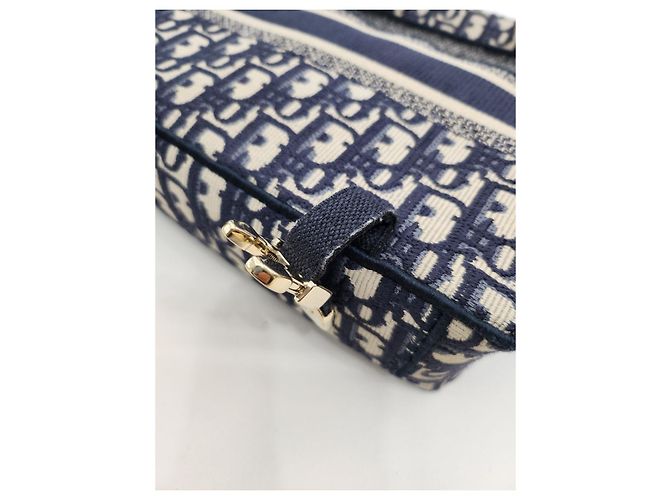 Dior Borsa a spalla e crossbody piccola ricamata Blu - vista 19