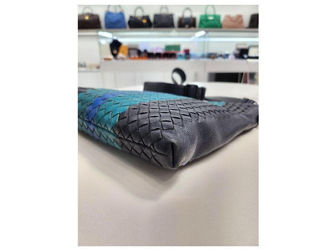 Sac messager croisé multi-couleurs Bottega Veneta Multicolore - vue 16