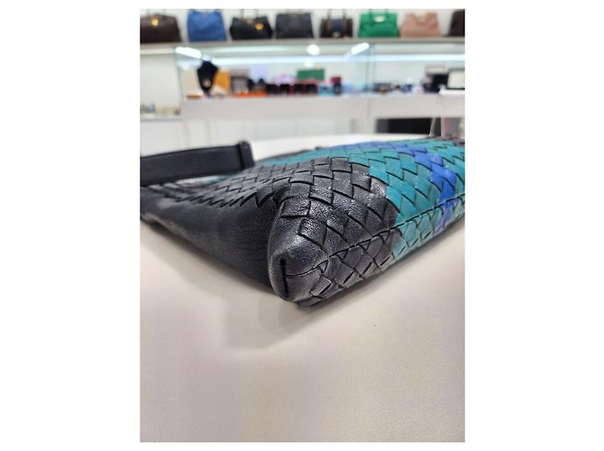 Sac messager croisé multi-couleurs Bottega Veneta Multicolore - vue 17