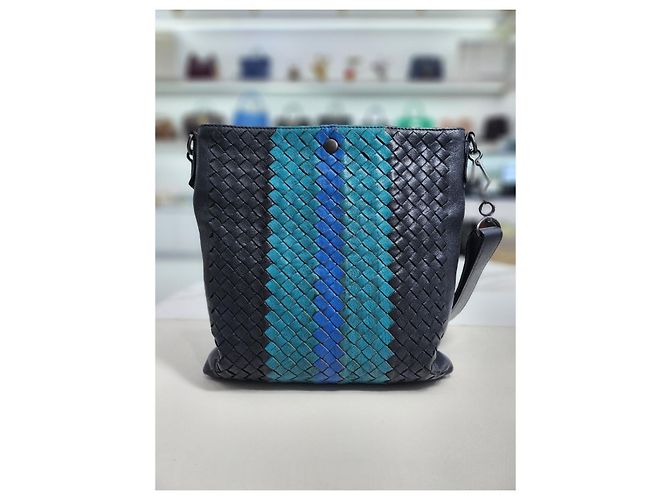 Sac messager croisé multi-couleurs Bottega Veneta Multicolore - vue 6