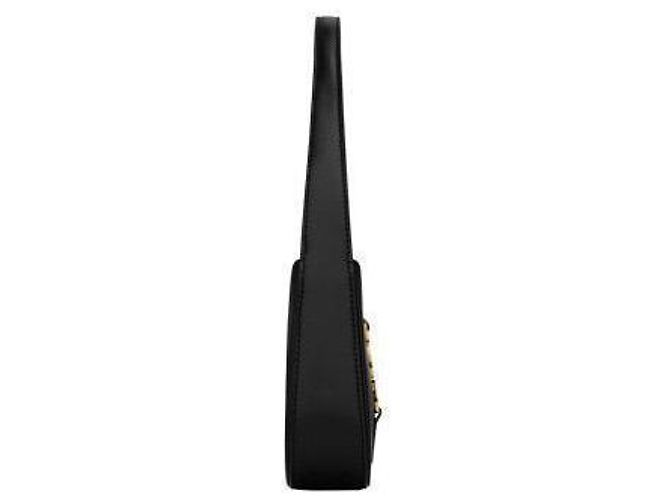 Saint Laurent Monogram Mini Hobo Bag Black - view 10