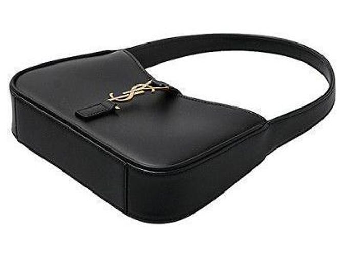 Saint Laurent Monogram Mini Hobo Bag Black - view 8