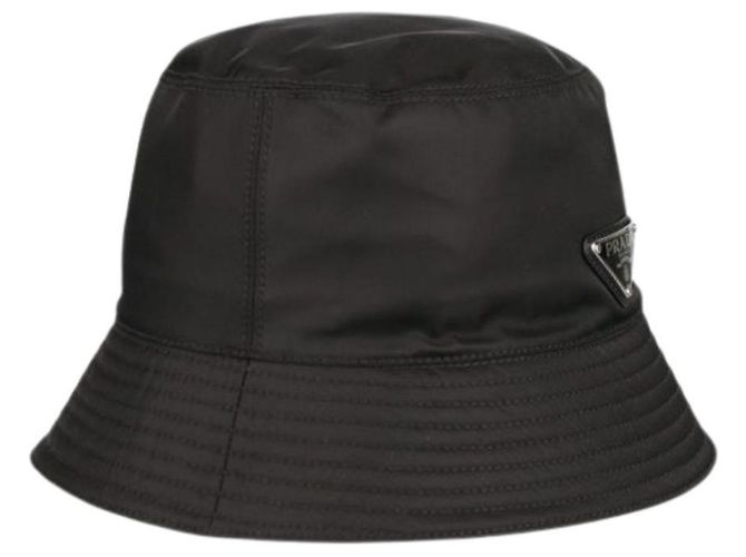 Prada Re-Nylon Bucket Hat Schwarz - Ansicht 10