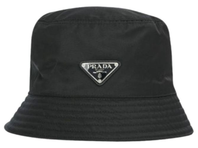 Prada Re-Nylon Bucket Hat Schwarz - Ansicht 2