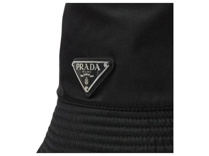 Prada Re-Nylon Bucket Hat Schwarz - Ansicht 7