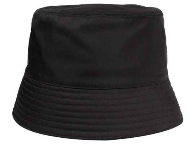 Prada Re-Nylon Bucket Hat Schwarz - Ansicht 8