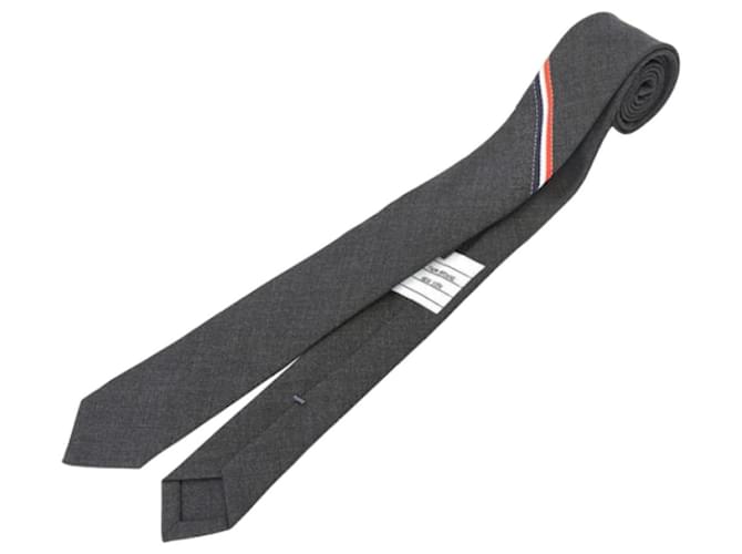 Thom Browne Krawatte Dunkelgrau Braun - Ansicht 4