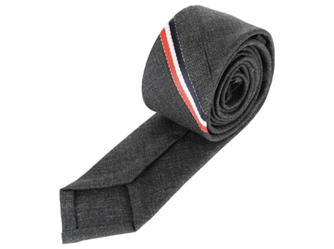 Thom Browne Krawatte Dunkelgrau Braun - Ansicht 6