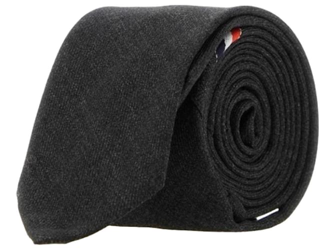 Thom Browne Krawatte Dunkelgrau Braun - Ansicht 7