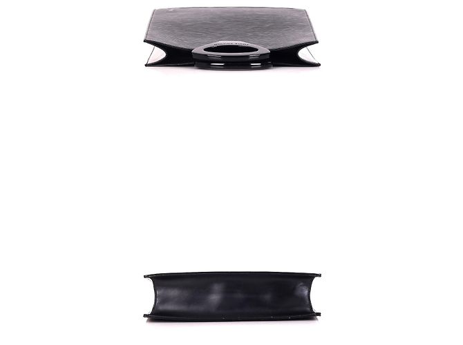 Louis Vuitton Borsa Tote Sac Plat PM in Epi Nero Ombre di Grado Speciale - vista 5