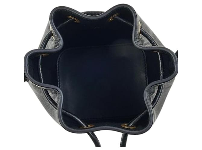 Valentino Mini borsa a secchiello con logo nero VNL - vista 6