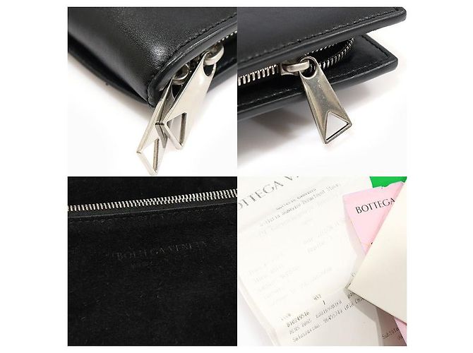 Bottega Veneta Clutch Document Case in Intrecciato Nero - vista 8