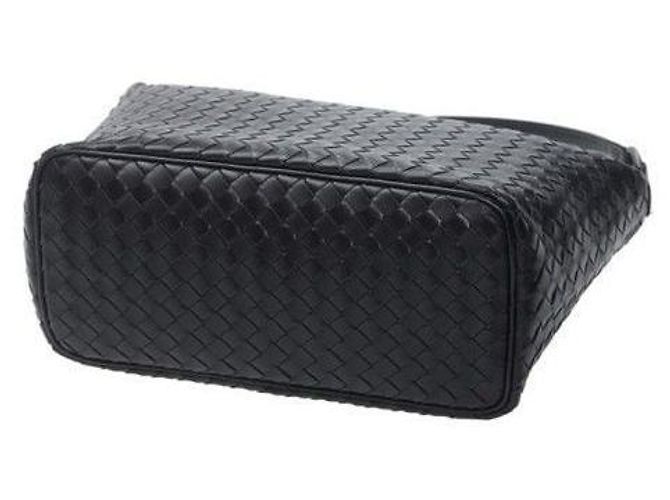 Bottega Veneta Borsa a spalla Intrecciato piccola nera Nero - vista 8
