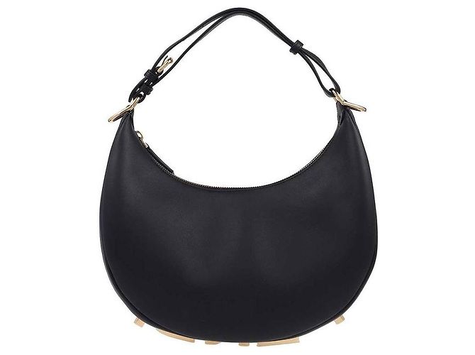 Fendi Kleine Leder Hobo-Tasche - Ansicht 4