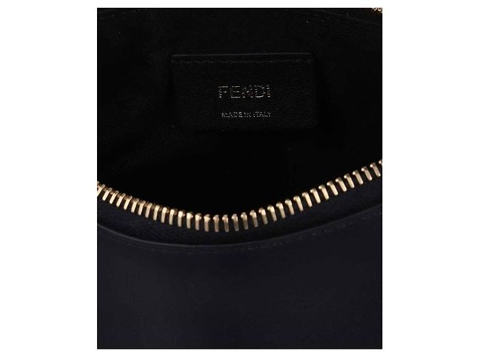 Fendi Kleine Leder Hobo-Tasche - Ansicht 5