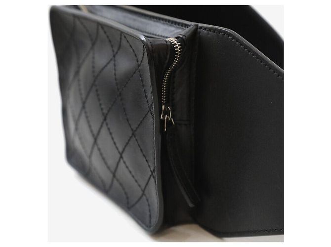 Chanel Borsa a cintura trapuntata uniforme nera Nero - vista 5