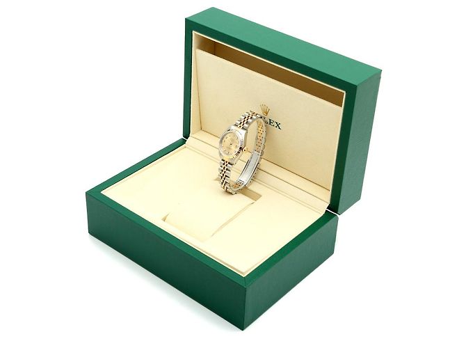 Rolex Datejust Champagne Gold Damen Combi-Uhr Nach Diamant Golden - Ansicht 26