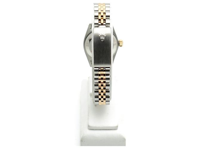 Rolex Datejust Champagne Gold Damen Combi-Uhr Nach Diamant Golden - Ansicht 6