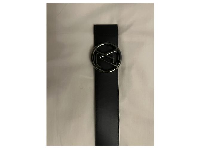Louis Vuitton LV Circle 40 mm Wende-Gürtel Grau Schwarz - Ansicht 6