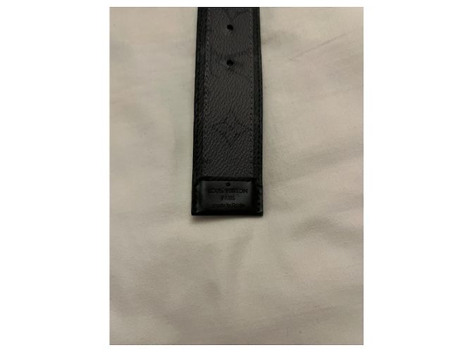 Louis Vuitton LV Circle 40 mm Wende-Gürtel Grau Schwarz - Ansicht 8