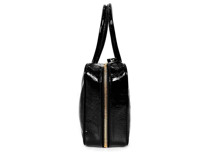 Miu Miu Damentasche aus lackiertem Nappa-Leder Gold Schwarz - Ansicht 3
