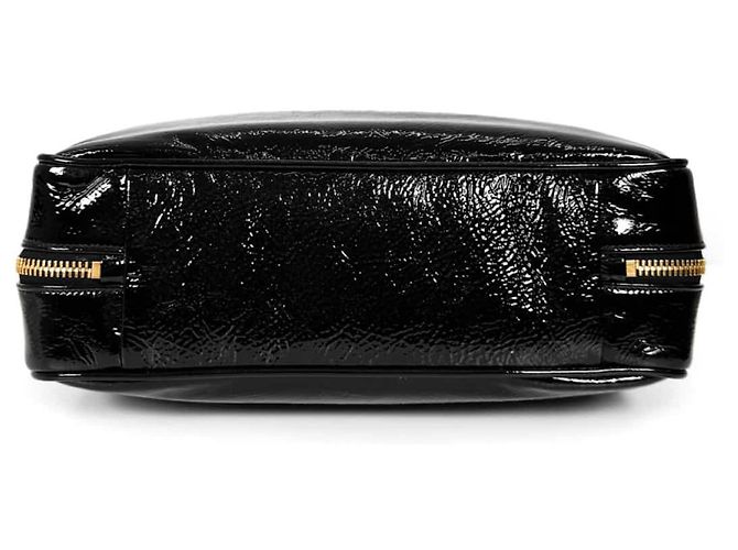 Miu Miu Damentasche aus lackiertem Nappa-Leder Gold Schwarz - Ansicht 6