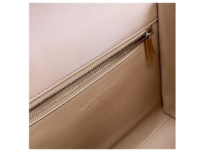 Bottega Veneta Die Clip Quadrat Schultertasche Klein Beige Braun - Ansicht 12