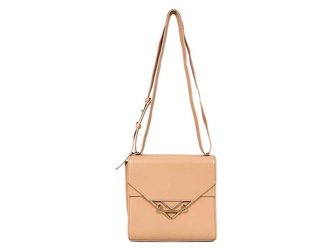 Bottega Veneta Die Clip Quadrat Schultertasche Klein Beige Braun - Ansicht 2