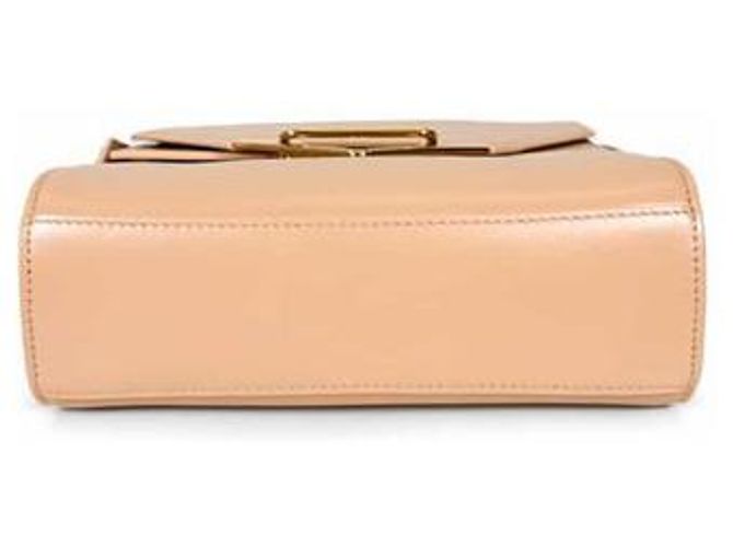 Bottega Veneta Die Clip Quadrat Schultertasche Klein Beige Braun - Ansicht 6