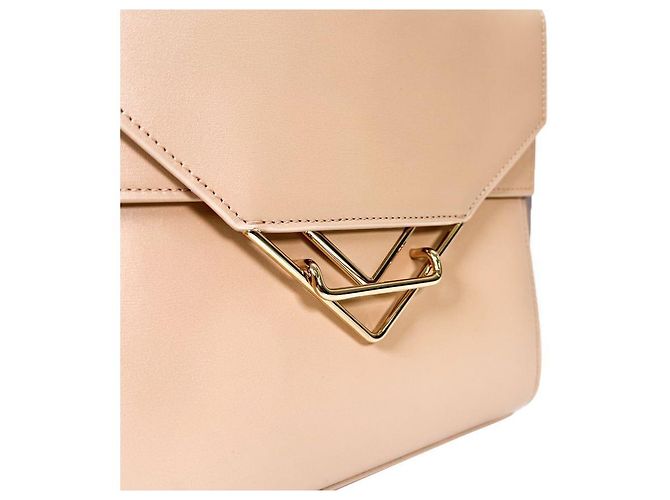 Bottega Veneta Die Clip Quadrat Schultertasche Klein Beige Braun - Ansicht 7