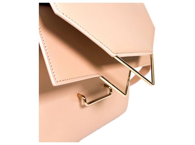 Bottega Veneta Die Clip Quadrat Schultertasche Klein Beige Braun - Ansicht 8