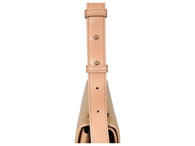 Bottega Veneta Die Clip Quadrat Schultertasche Klein Beige Braun - Ansicht 9