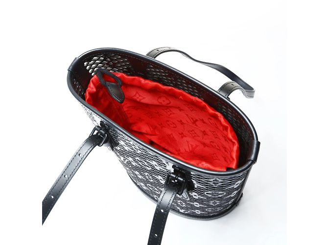 Borsa a Spalla Monogram Lace Bucket PM Louis Vuitton Nero Monogramma - vista 11
