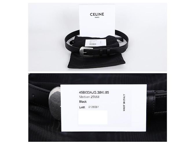 Céline Cintura in pelle vintage Nero - vista 10