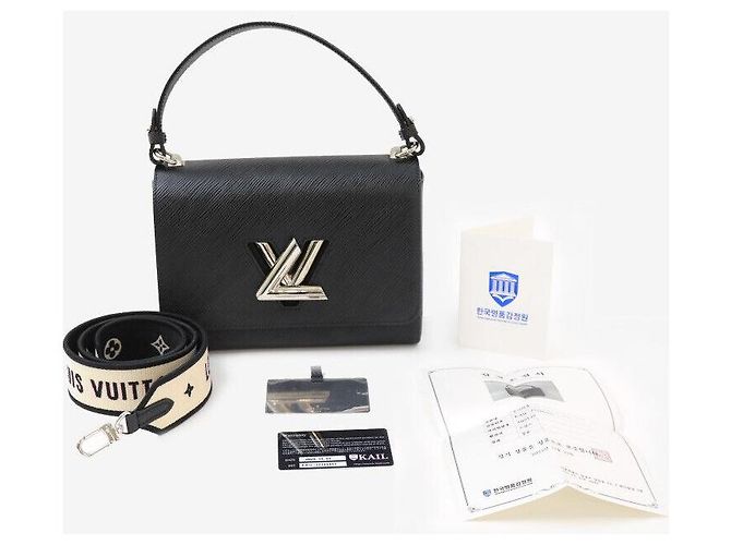 Louis Vuitton Epi-Stoffgurt Twist MM Schwarz - Ansicht 8