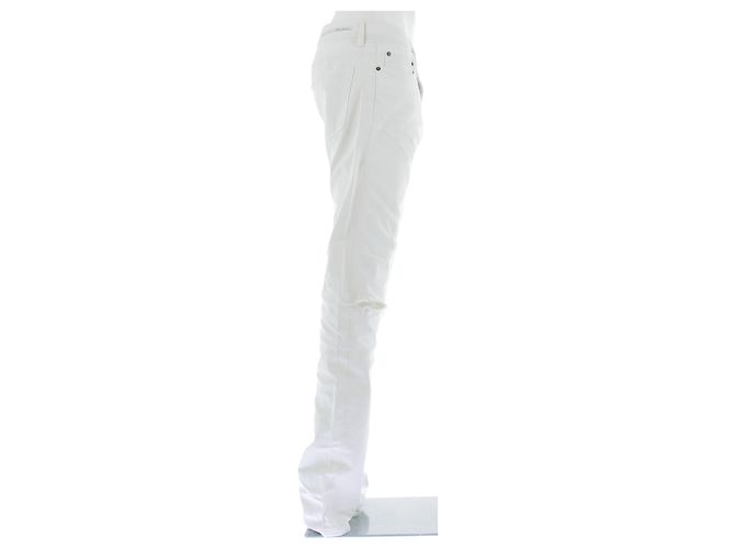 Mauro Grifoni Tailored Laundries Jeans Weiß Baumwolle Größe 32 - Ansicht 3