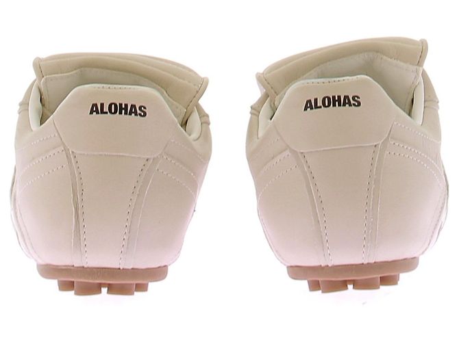 Autre Marque ALOHAS Sneaker aus Leder Beige - Ansicht 5