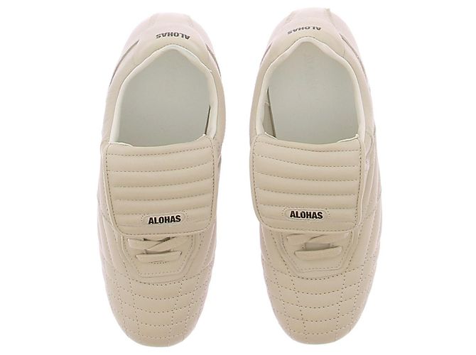 Autre Marque ALOHAS Sneaker aus Leder Beige - Ansicht 6