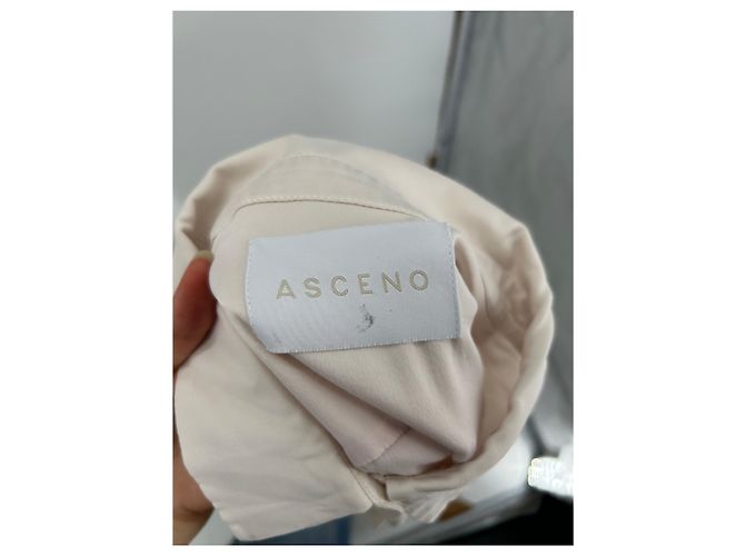 Autre Marque Camicia da pigiama in seta Beige - vista 5