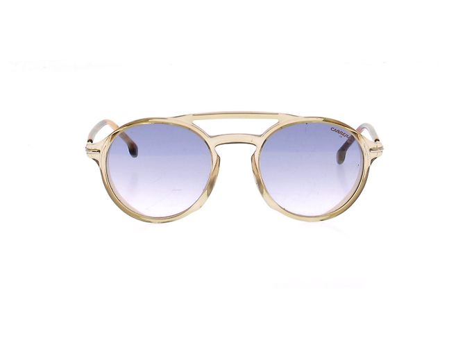 Carrera Gafas de sol redondas de carey Beige - vista 2
