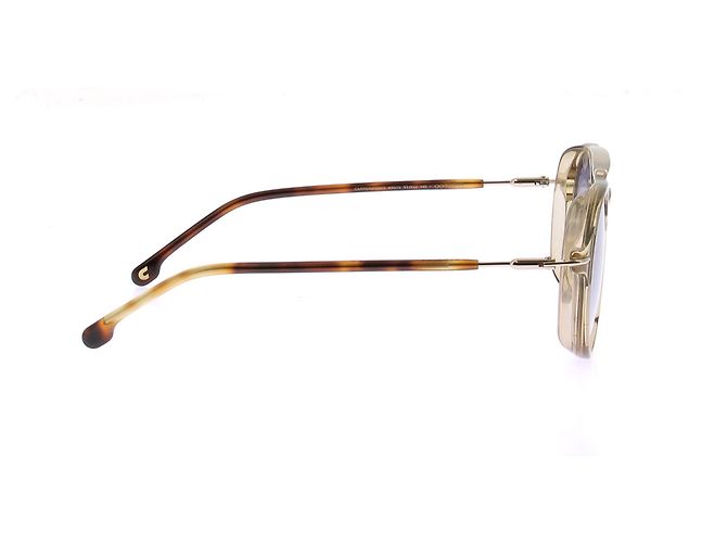 Carrera Gafas de sol redondas de carey Beige - vista 4