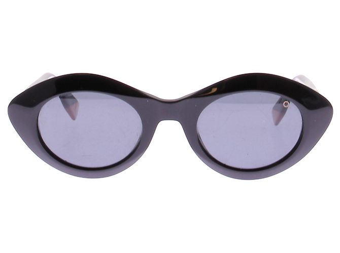 Autre Marque Gafas de sol redondas negras Negro - vista 2