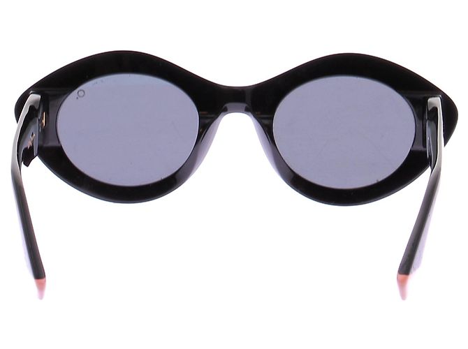 Autre Marque Gafas de sol redondas negras Negro - vista 3