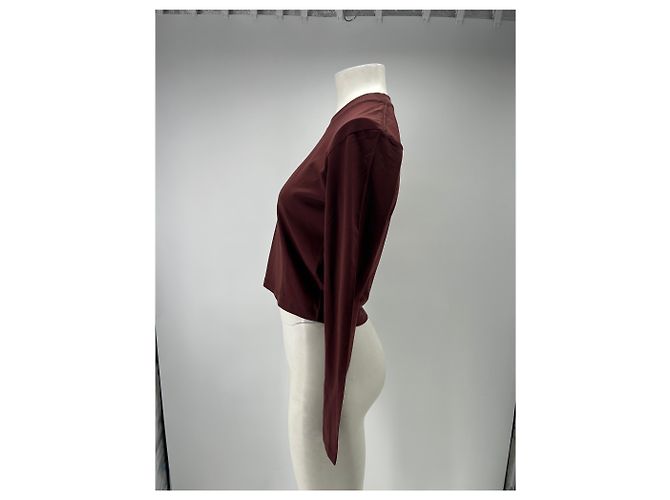 Autre Marque Top de manga larga burdeos "Masal" - vista 4