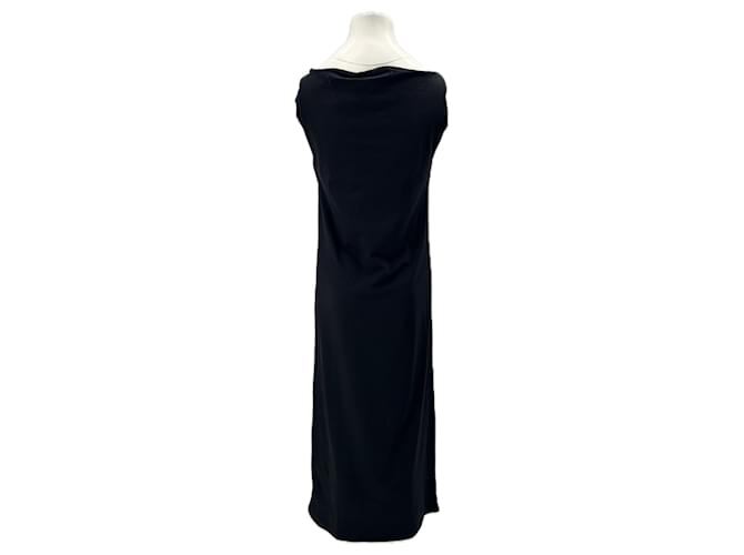 Autre Marque Langes schwarzes Kleid "Martial" - Ansicht 2