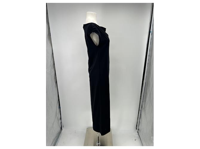 Autre Marque Langes schwarzes Kleid "Martial" - Ansicht 3