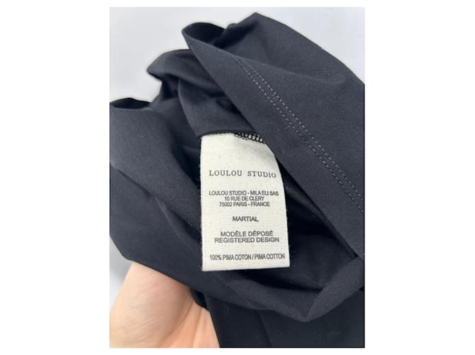 Autre Marque Langes schwarzes Kleid "Martial" - Ansicht 6