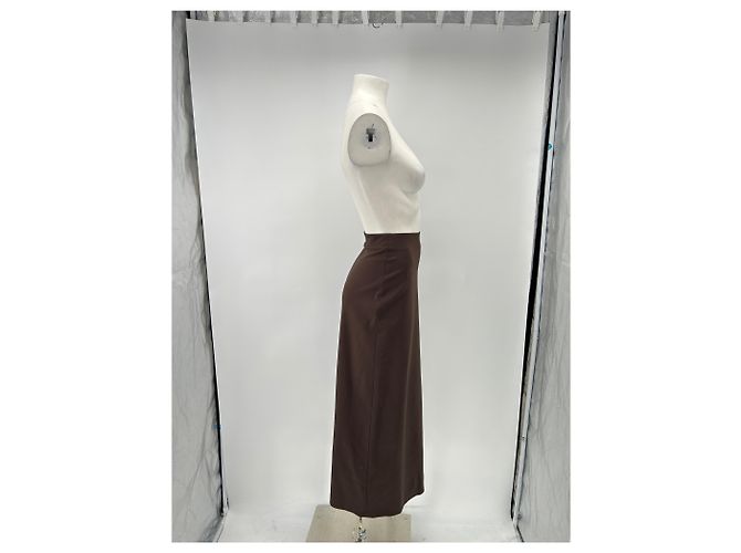 Autre Marque Falda marrón "Samos" de lana Castaño - vista 3