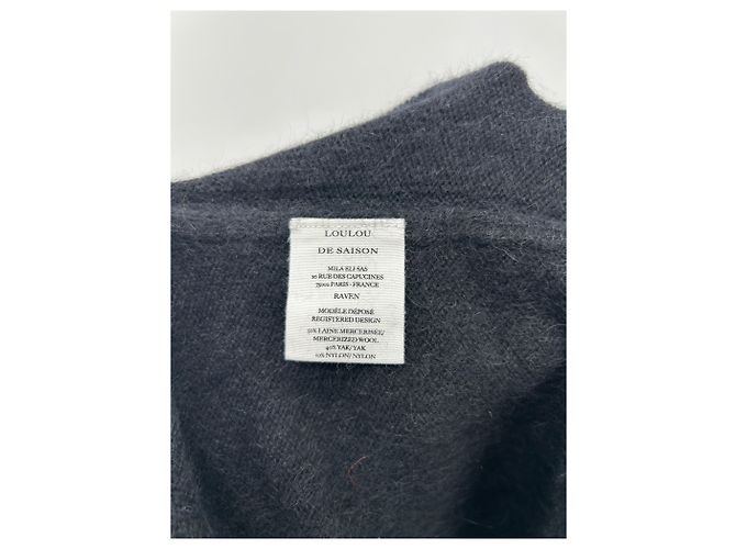 Autre Marque Pull manches courtes noire "Raven" - vue 6